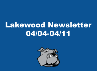 Lakewood Newsletter/Boletín Semanal 